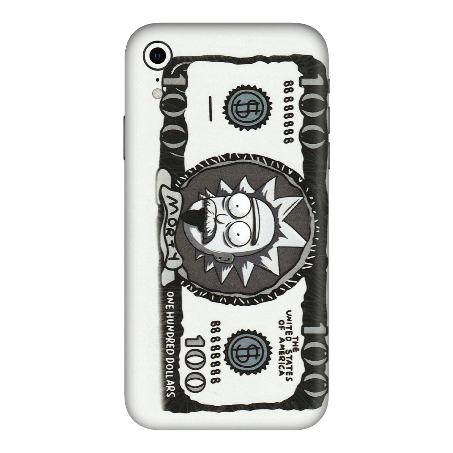 Apple iPhone Skins (All Models) - Rick And Morty Hundred Dollar Anime - Matte Finish (M-161) iPhone XR