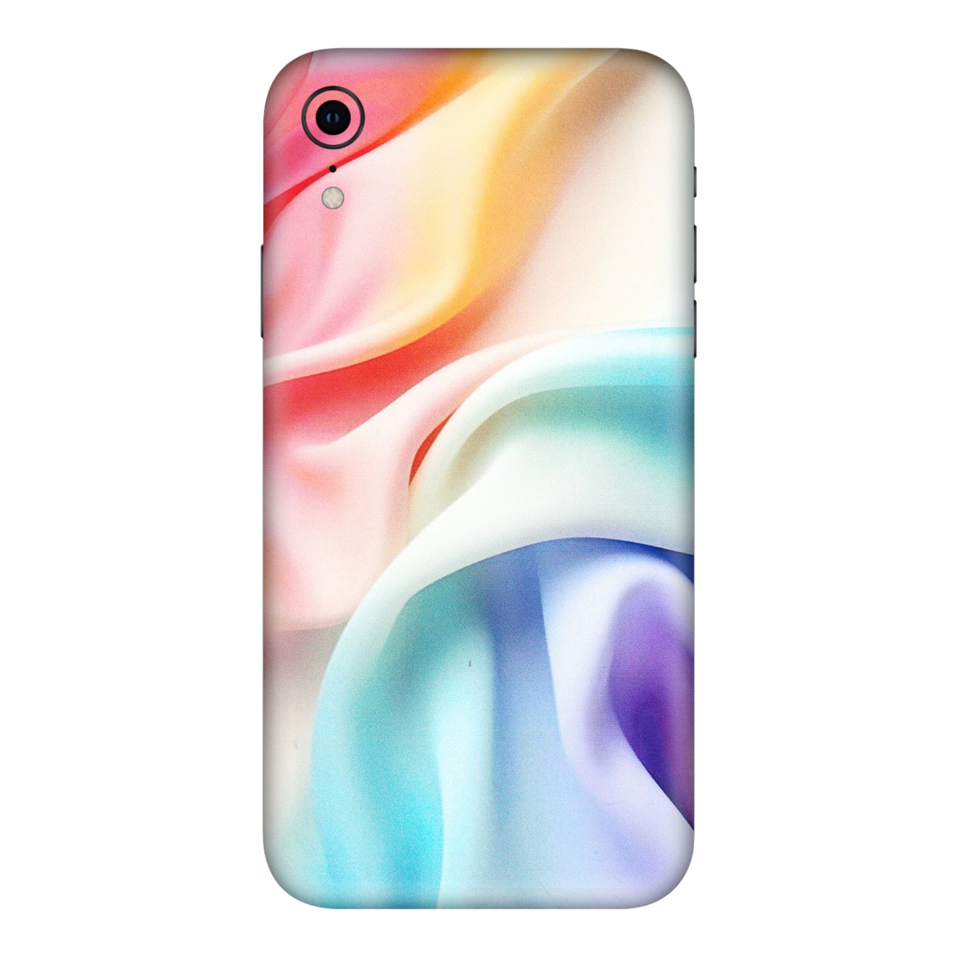 Apple iPhone Skins (All Models) - Colourful Silk Cloth - Matte Finish (M-165) iPhone XR