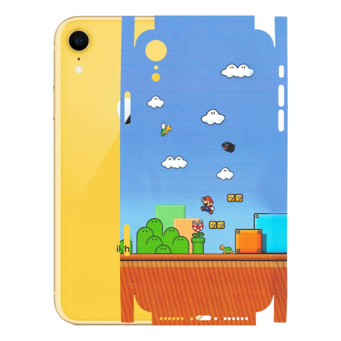 Apple iPhone Skins (All Models) - Mario Game Scene - Matte Finish (M-24) iPhone XR