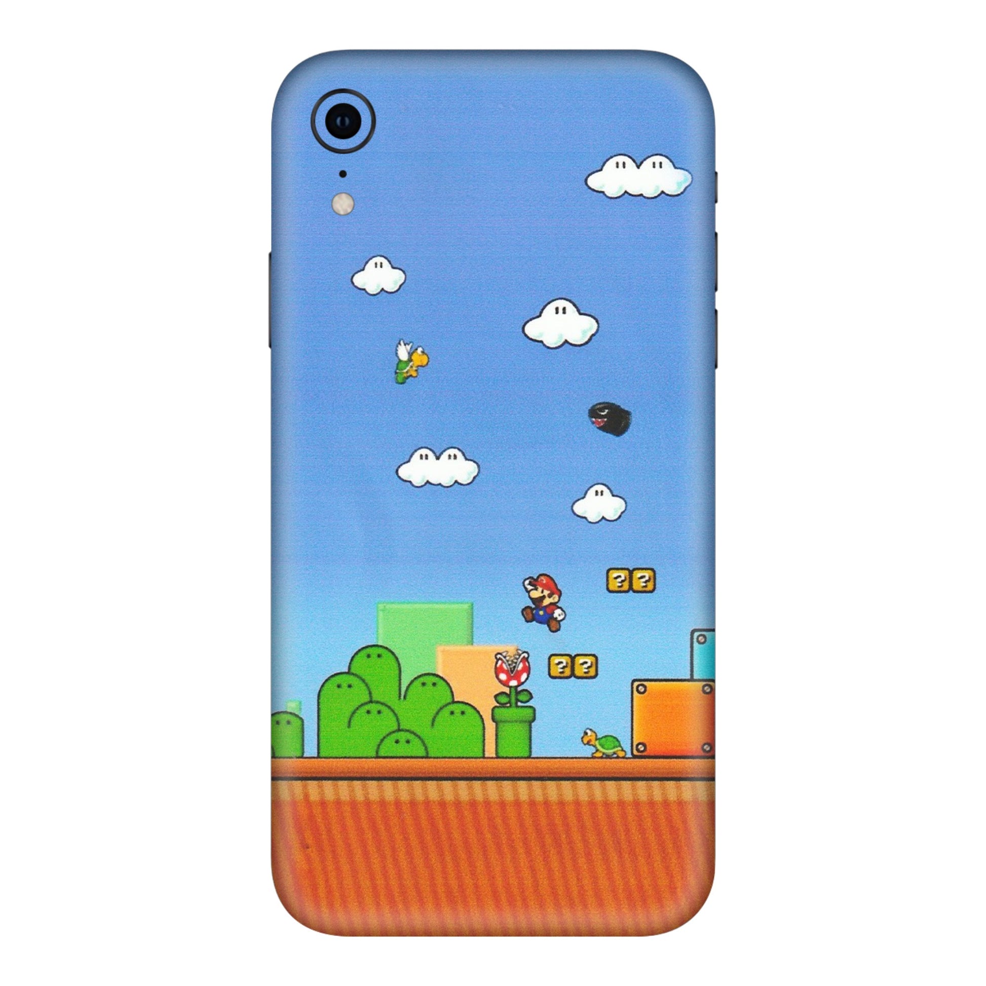 Apple iPhone Skins (All Models) - Mario Game Scene - Matte Finish (M-24) iPhone XR