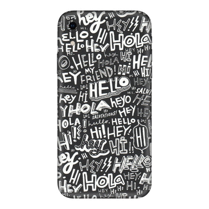 Apple iPhone Skins (All Models) - Hi Hello Doodles - Matte Finish (M-25) iPhone XR
