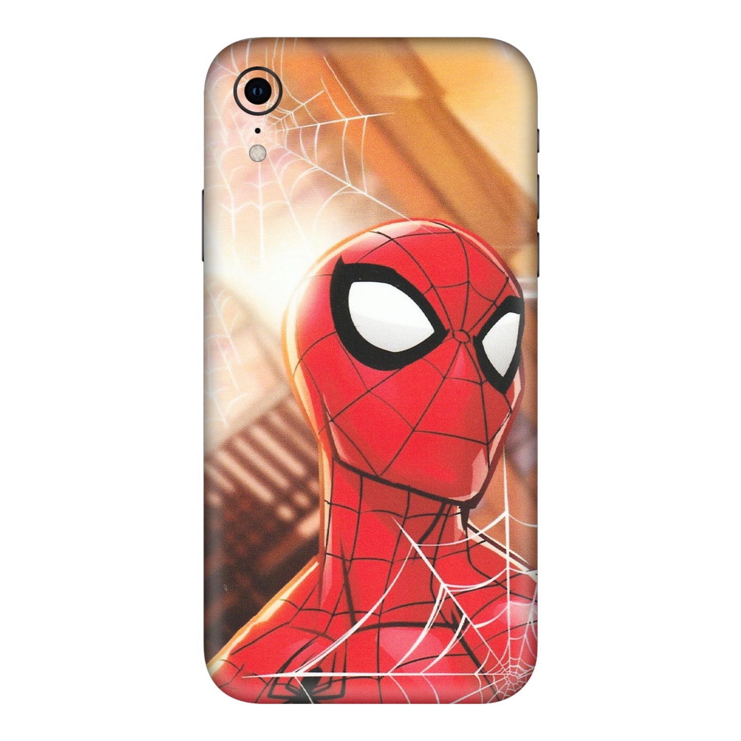 Apple iPhone Skins (All Models) - Spiderman Face New - Matte Finish (M-41) iPhone XR