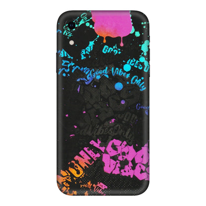 Apple iPhone Skins (All Models) - Majestic Black Vibes - Matte Finish (M-62) iPhone XR