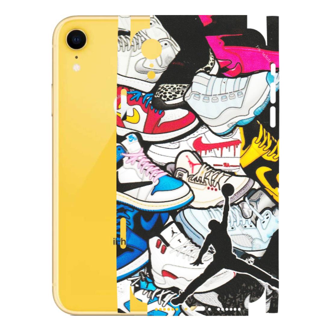 Apple iPhone Skins (All Models) - Jordan Sneakers Fan - Matte Finish (M-80) iPhone XR