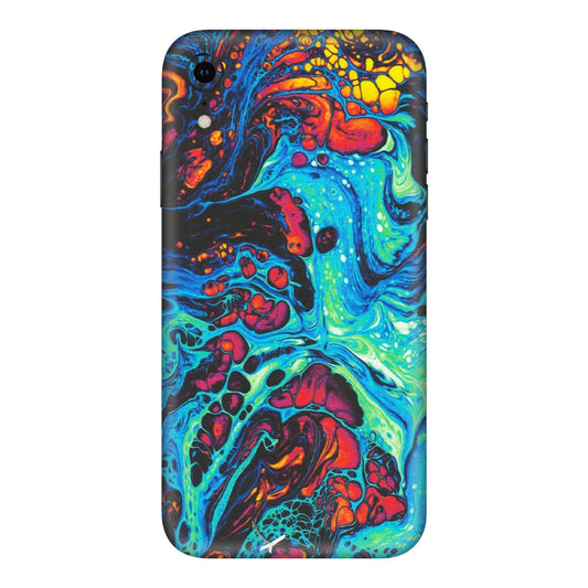 Apple iPhone Skins (All Models) - Majestic Galactic Marbel - Matte Finish (M-85) iPhone XR