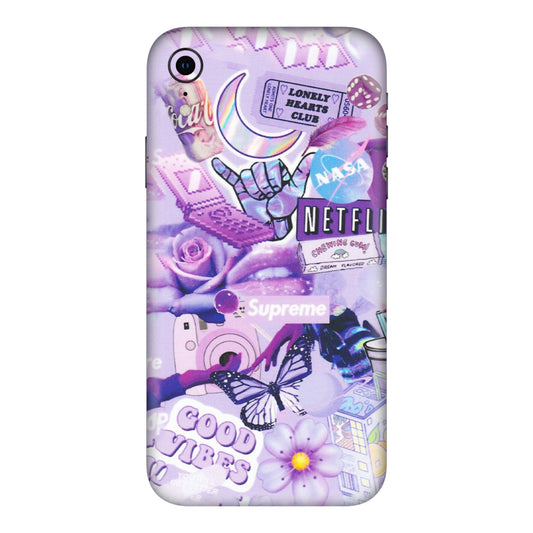 Apple iPhone Skins (All Models) - Supreme Purple Magic - Matte Finish (M-88) iPhone XR