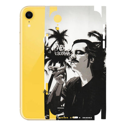 Apple iPhone Skins (All Models) - Pab Escobar - Transparent Finish (T-05) iPhone XR