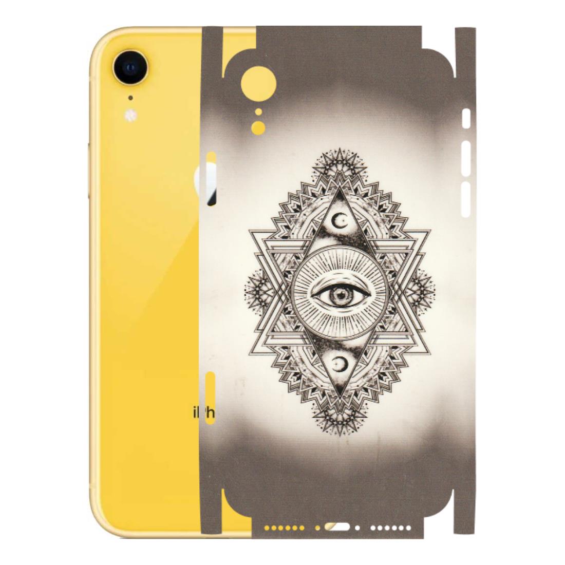 Apple iPhone Skins (All Models) - Illuminati Great Eye - Transparent Finish (T-14) iPhone XR