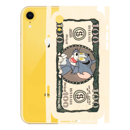 Apple iPhone Skins (All Models) - One Hundred Dollar Tom - Transparent Finish (T-16) iPhone XR