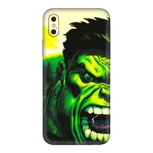 Apple iPhone Skins (All Models) - Hulk - 3D Embossed Finish (L-180) iPhone XS