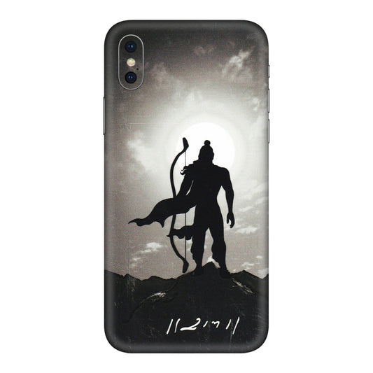 Apple iPhone Skins (All Models) - Jai Siya Ram - 3D Embossed Finish (L-200) iPhone XS