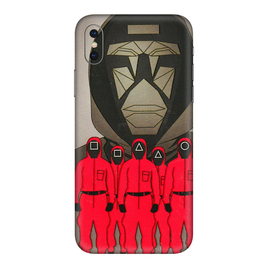 Apple iPhone Skins (All Models) - Squid Game Hero - 3D Embossed Finish (L-245) iPhone XS