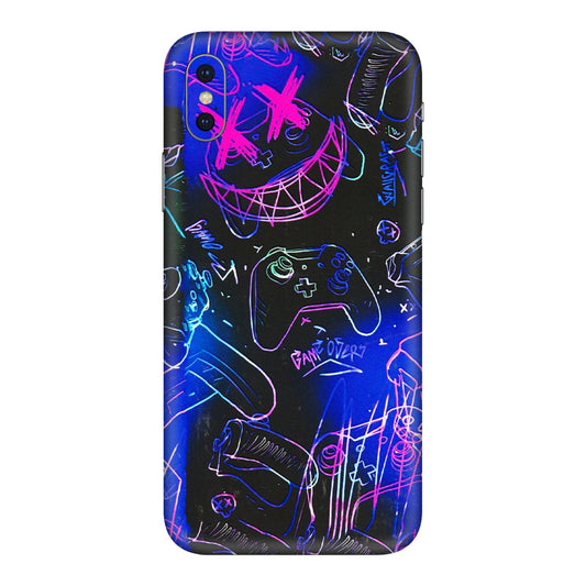 Apple iPhone Skins (All Models) - Gamers Paradise - 3D Embossed Finish (L-258) iPhone XS