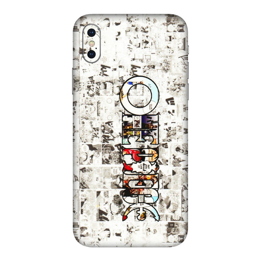 Apple iPhone Skins (All Models) - One Piece Manga - 3D Embossed Finish (L-26) iPhone XS