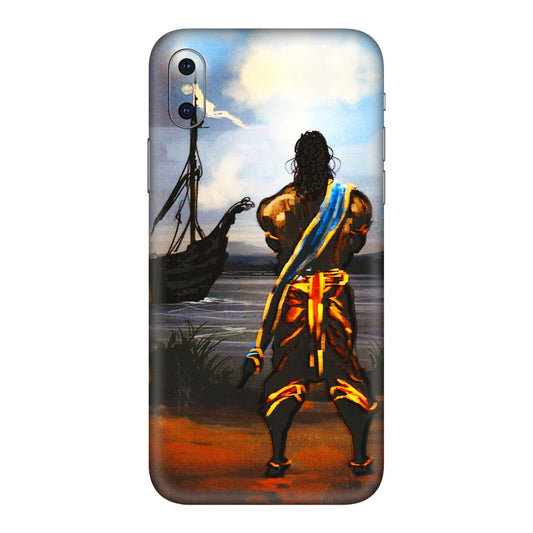 Apple iPhone Skins (All Models) - Heavenly God Figure - 3D Embossed Finish (L-34) iPhone XS