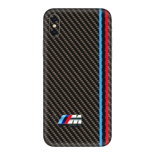 Apple iPhone Skins (All Models) - BM Carbon Fiber Feels - 3D Embossed Finish (L-38) iPhone XS
