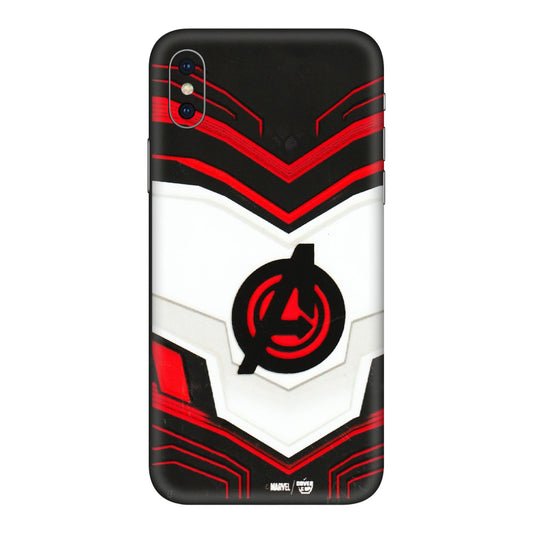Apple iPhone Skins (All Models) - Avengers Logo - 3D Embossed Finish (L-55) iPhone XS