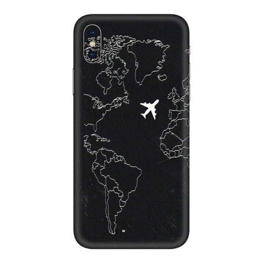 Apple iPhone Skins (All Models) - Never Ending Travel - 3D Embossed Finish (L-79) iPhone XS