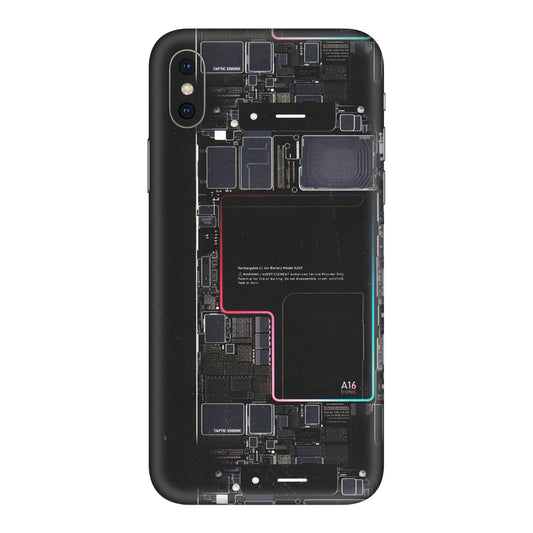 Apple iPhone Skins (All Models) - Motherboard Circuit Layout - Matte Finish (M-117) iPhone XS