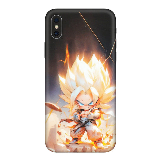 Apple iPhone Skins (All Models) - Goku Dragon Cute Anime - Matte Finish (M-131) iPhone XS
