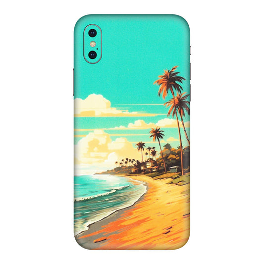 Apple iPhone Skins (All Models) - Miami Beach - Matte Finish (M-136) iPhone XS