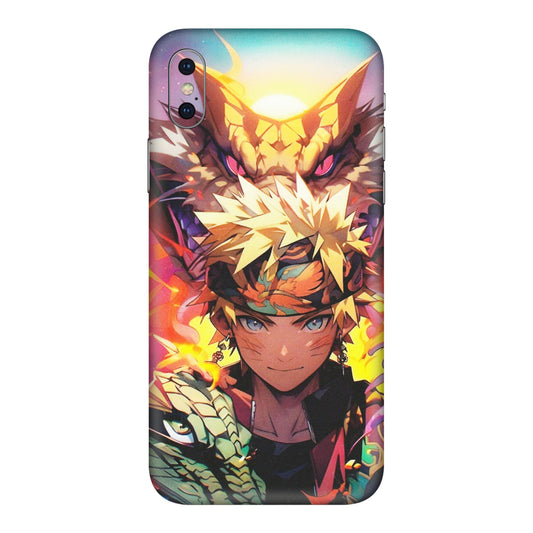 Apple iPhone Skins (All Models) - Angry Naruto Anime - Matte Finish (M-148) iPhone XS