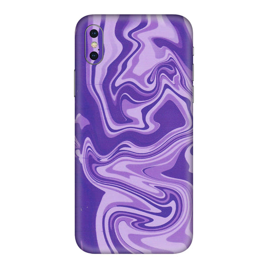 Apple iPhone Skins (All Models) - Hazy Purple Nights - Matte Finish (M-14) iPhone XS
