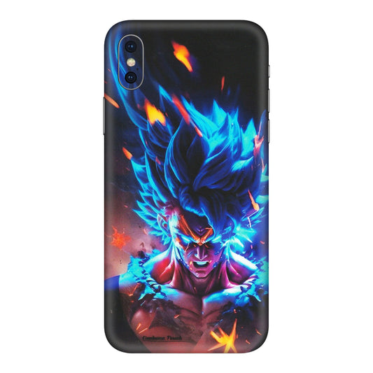 Apple iPhone Skins (All Models) - Angry Goku Dragon Ball Anime - Matte Finish (M-150) iPhone XS
