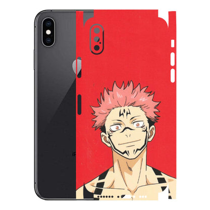 Apple iPhone Skins (All Models) - Ryomen Sukuna Fun Anime - Matte Finish (M-153) iPhone XS