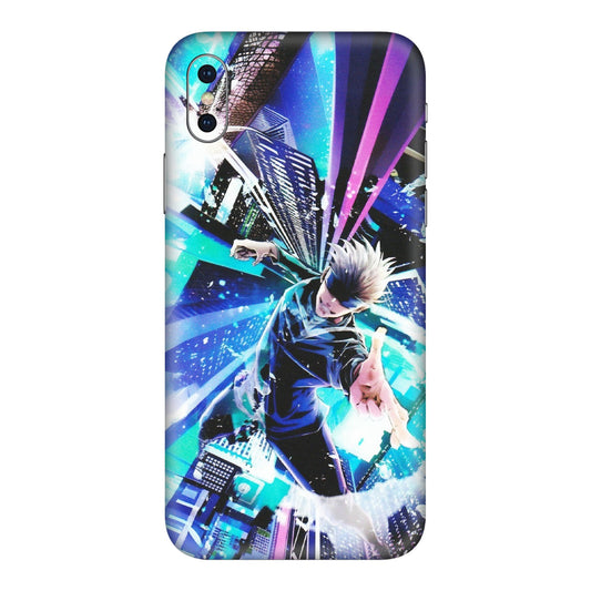 Apple iPhone Skins (All Models) - Manga Action Jujustu Kaisen Anime - Matte Finish (M-155) iPhone XS