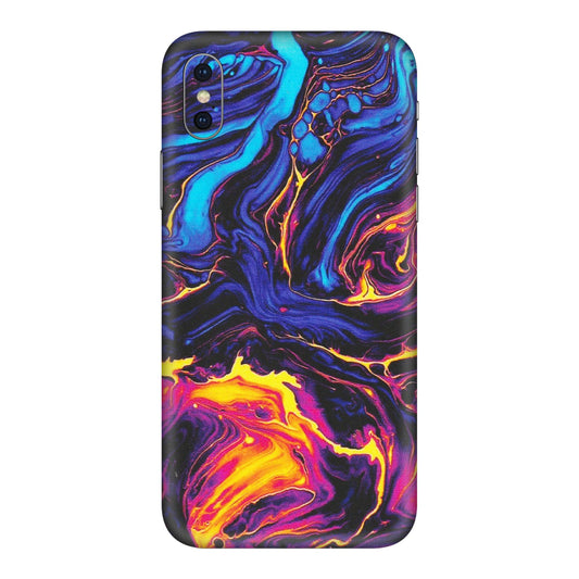 Apple iPhone Skins (All Models) - Abstract Paint Classy - Matte Finish (M-15) iPhone XS