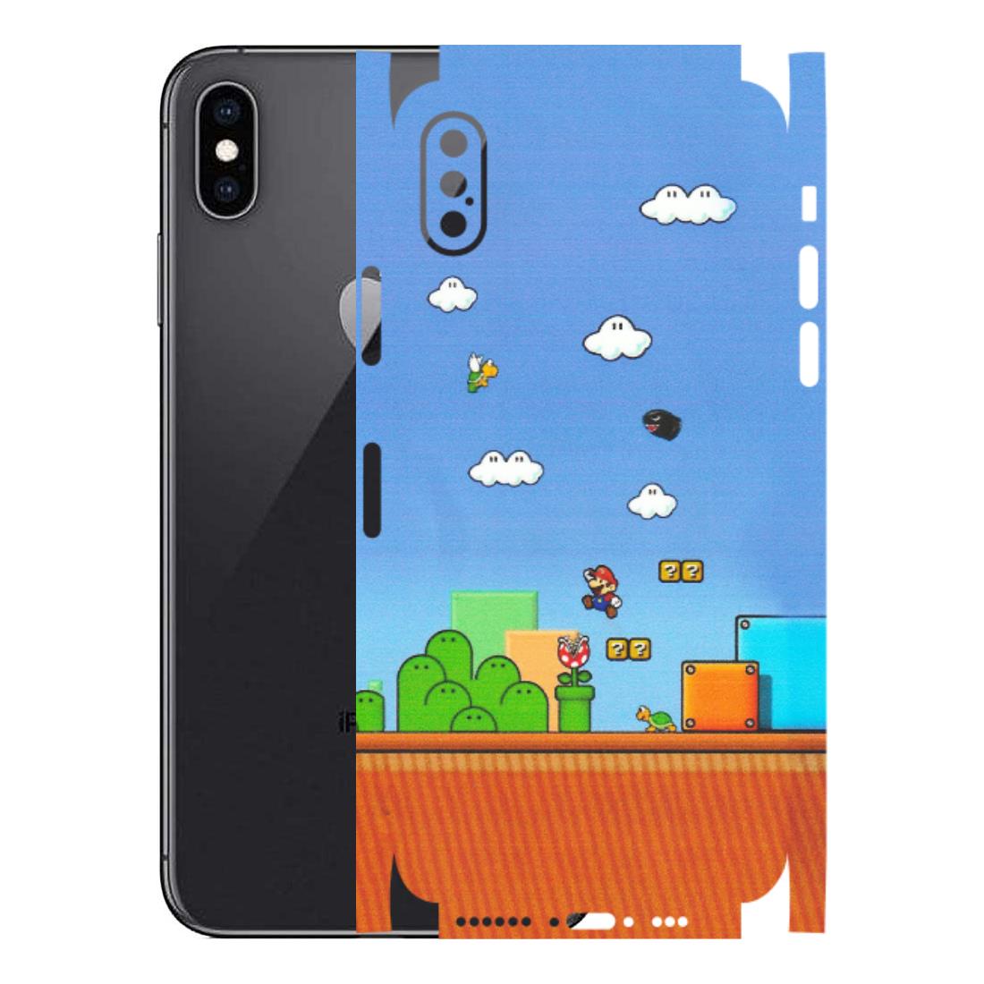 Apple iPhone Skins (All Models) - Mario Game Scene - Matte Finish (M-24) iPhone XS