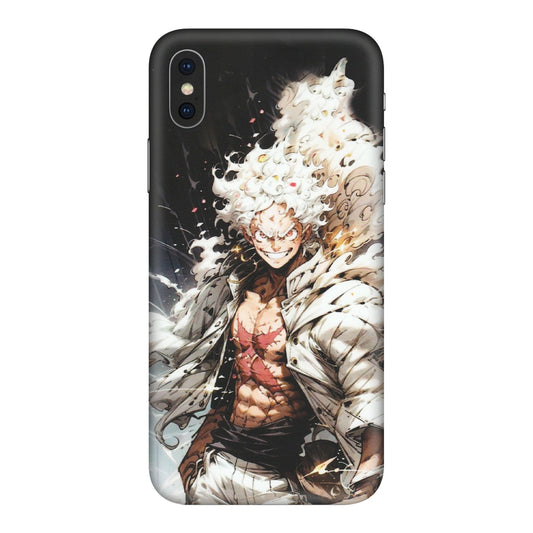 Apple iPhone Skins (All Models) - Anime Angry Classy Character - Matte Finish (M-34) iPhone XS
