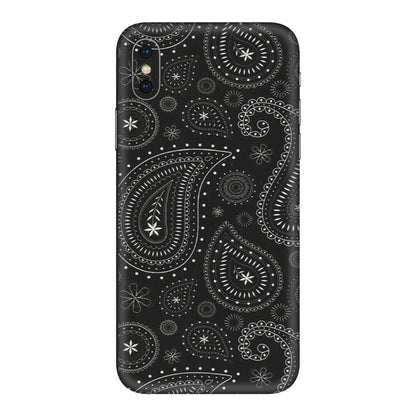 Apple iPhone Skins (All Models) - Black Sober Kerry - Matte Finish (M-37) iPhone XS