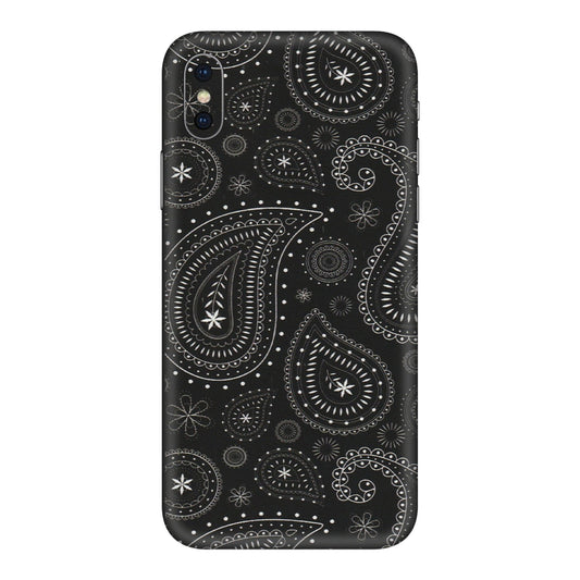 Apple iPhone Skins (All Models) - Black Sober Kerry - Matte Finish (M-37) iPhone XS