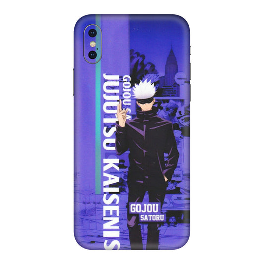 Apple iPhone Skins (All Models) - Jujutsu Kaisen Gojo - Matte Finish (M-05) iPhone XS