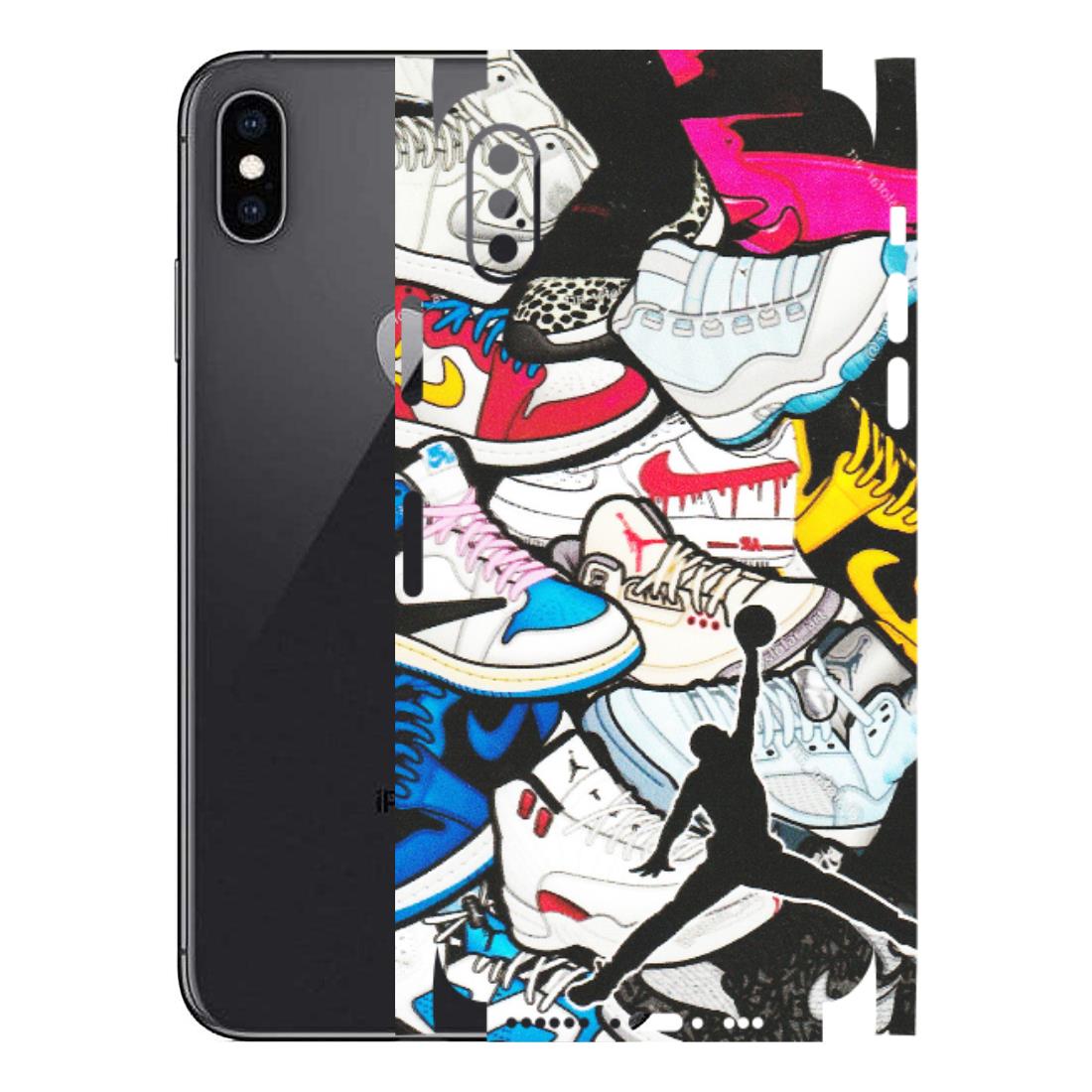 Apple iPhone Skins (All Models) - Jordan Sneakers Fan - Matte Finish (M-80) iPhone XS