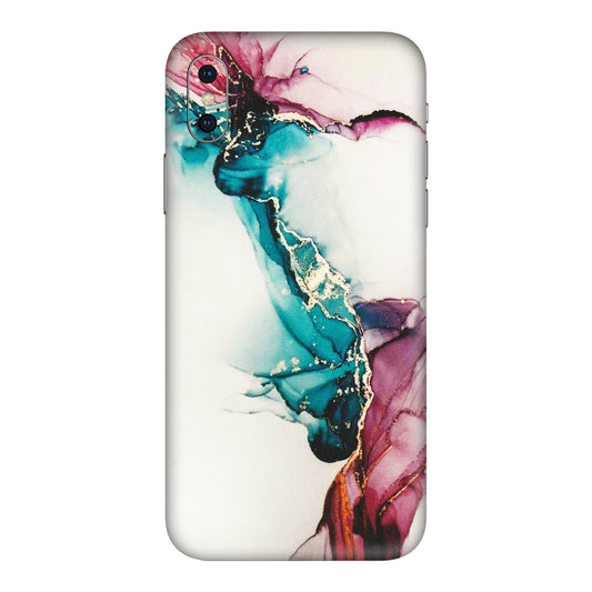 Apple iPhone Skins (All Models) - Elegant Marble - Matte Finish (M-81) iPhone XS