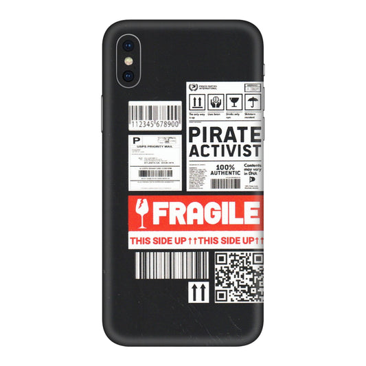 Apple iPhone Skins (All Models) - Handle With Care - Matte Finish (M-99) iPhone XS