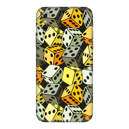 Apple iPhone Skins (All Models) - Dices Of Life - 3D Embossed Finish (L-04) iPhone XS Max