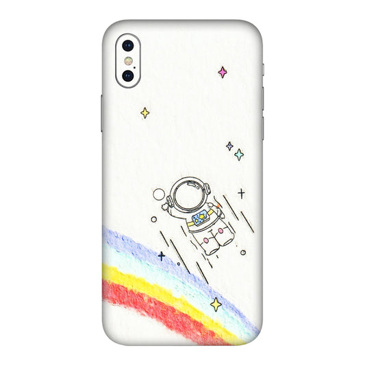 Apple iPhone Skins (All Models) - Milkyway Astronaut - 3D Embossed Finish (L-110) iPhone XS Max