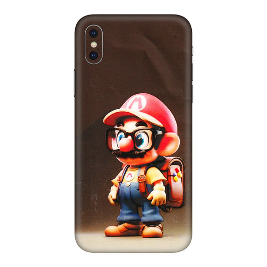 Apple iPhone Skins (All Models) - Little Mario - 3D Embossed Finish (L-119) iPhone XS Max