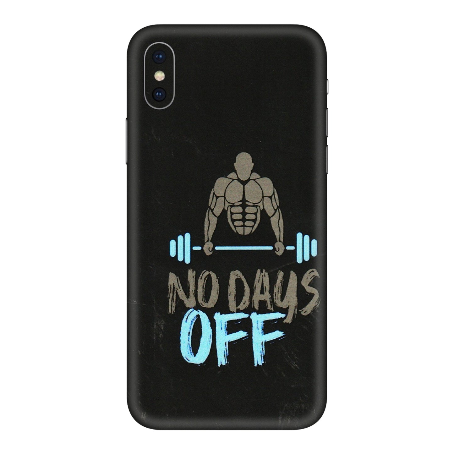 Apple iPhone Skins (All Models) - Gym Lover - 3D Embossed Finish (L-127) iPhone XS Max