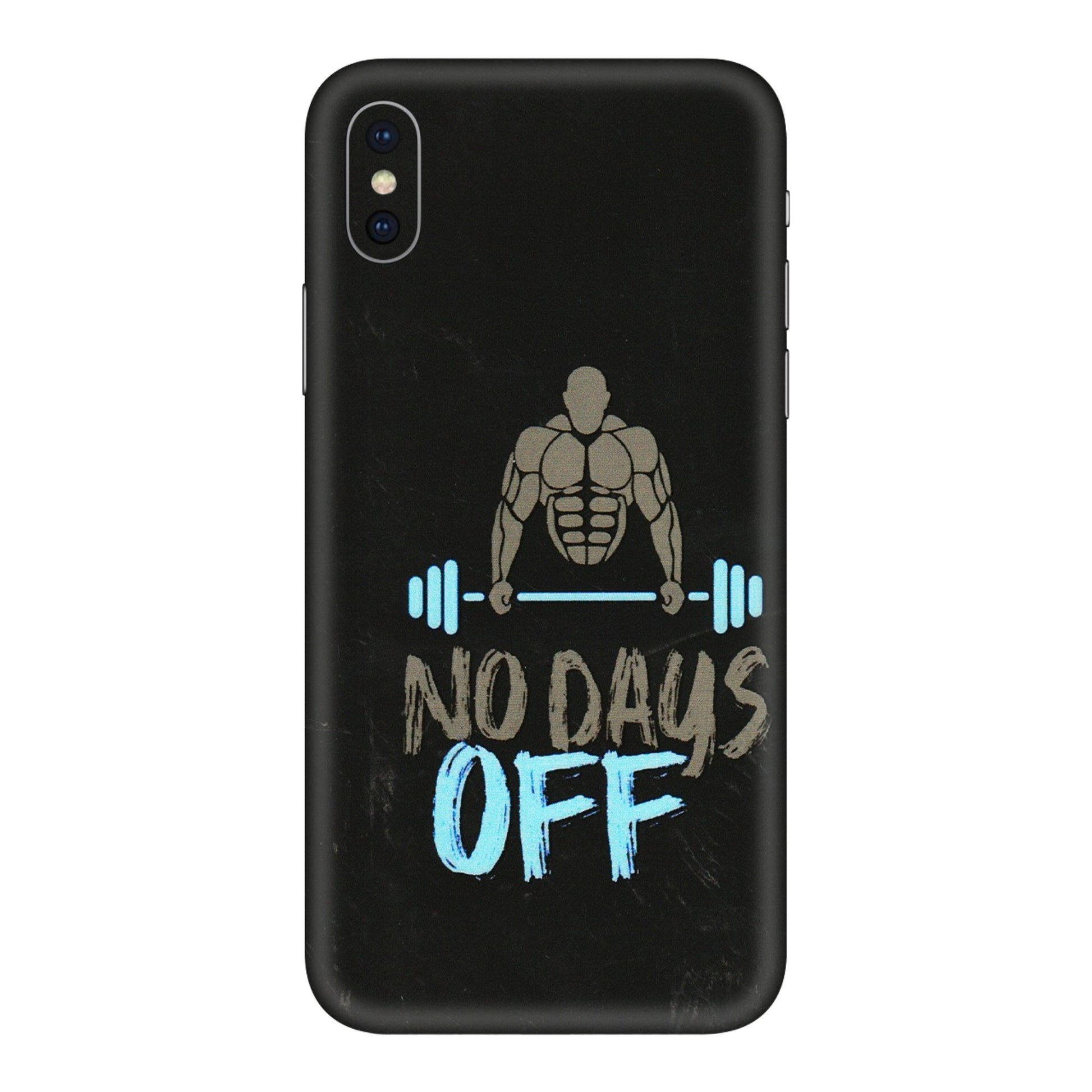 Apple iPhone Skins (All Models) - Gym Lover - 3D Embossed Finish (L-127) iPhone XS Max