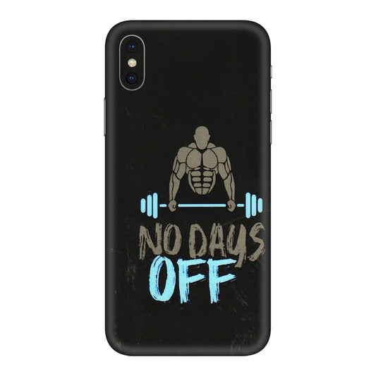 Apple iPhone Skins (All Models) - Gym Lover - 3D Embossed Finish (L-127) iPhone XS Max
