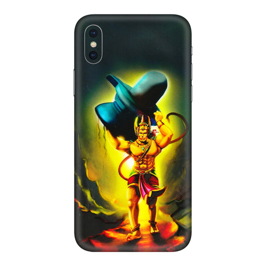Apple iPhone Skins (All Models) - Hanuman Ji - 3D Embossed Finish (L-128) iPhone XS Max