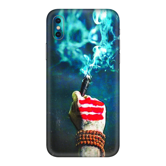 Apple iPhone Skins (All Models) - Mahadev Bhakt - 3D Embossed Finish (L-146) iPhone XS Max