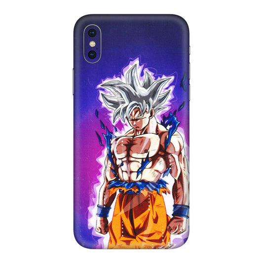 Apple iPhone Skins (All Models) - Goku Purple Anime - 3D Embossed Finish (L-147) iPhone XS Max