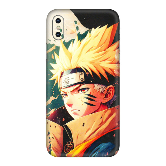 Apple iPhone Skins (All Models) - New Naruto - 3D Embossed Finish (L-148) iPhone XS Max
