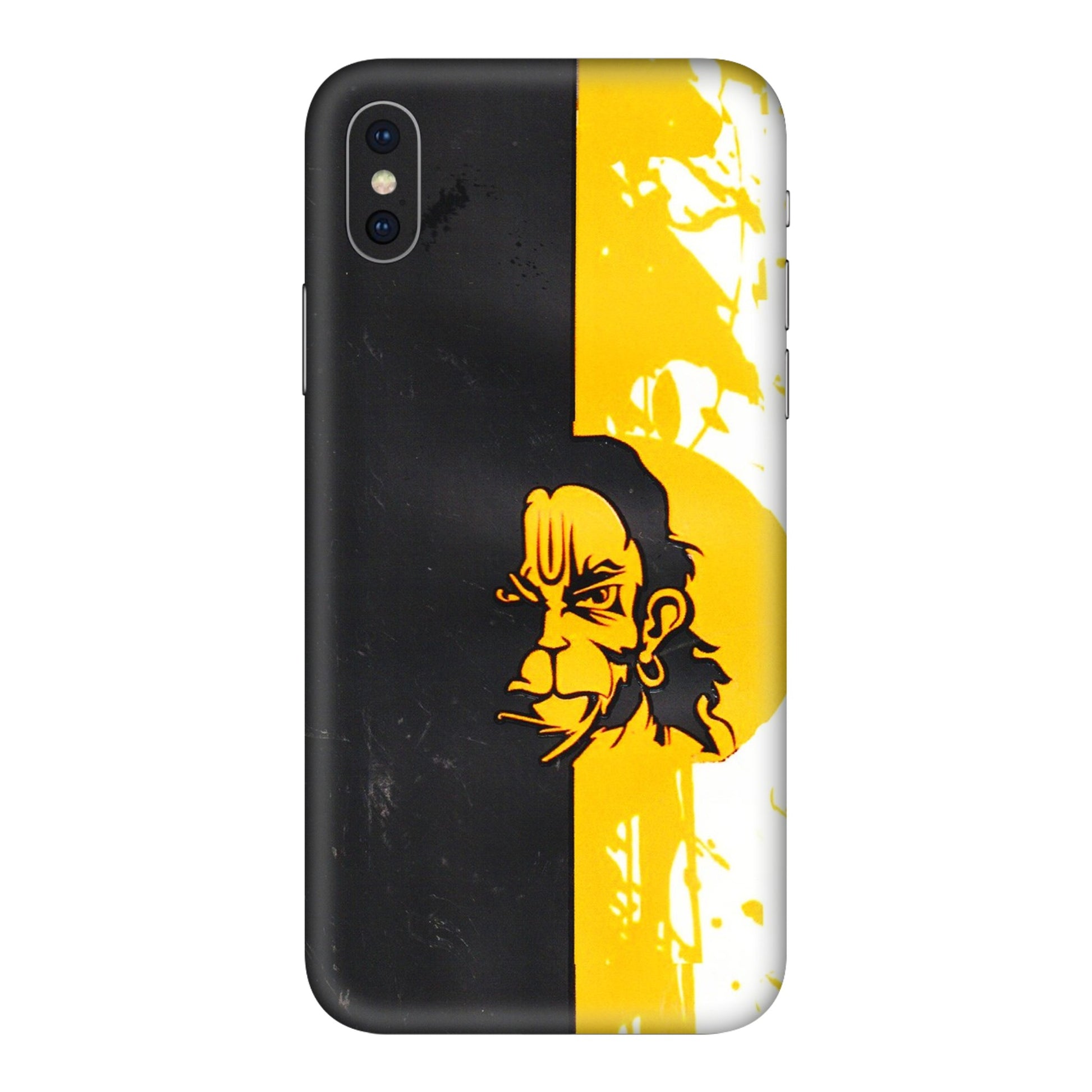 Apple iPhone Skins (All Models) - Bajrangbali - 3D Embossed Finish (L-151) iPhone XS Max
